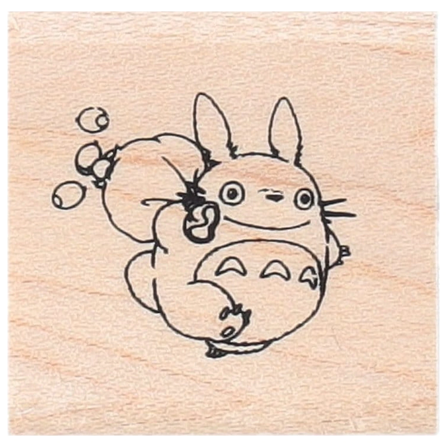 My Neighbor Totoro Stamp with Pouch Middle Totoro & Acorns product photo
