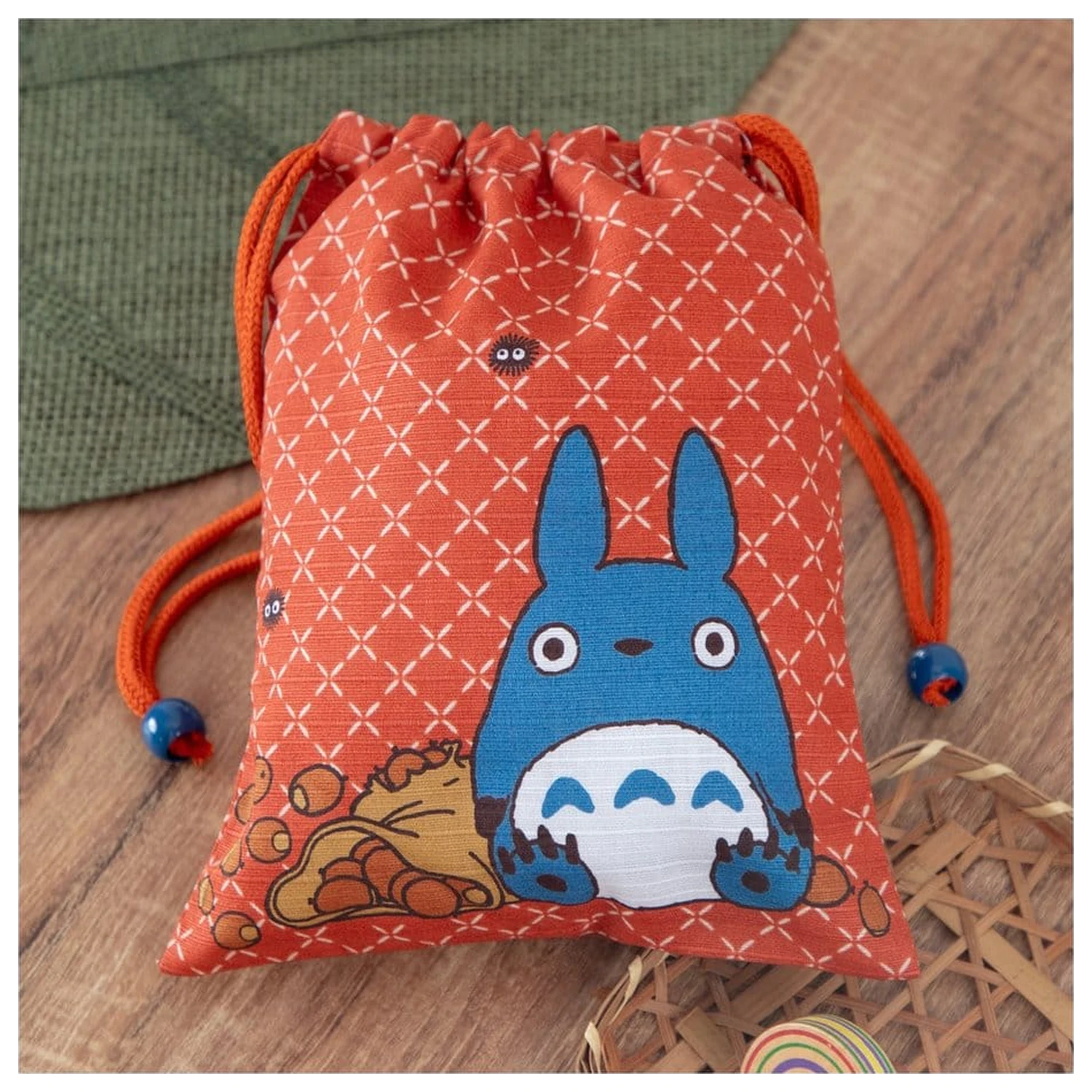 My Neighbor Totoro Cloth Bag Middle Totoro Orange product photo