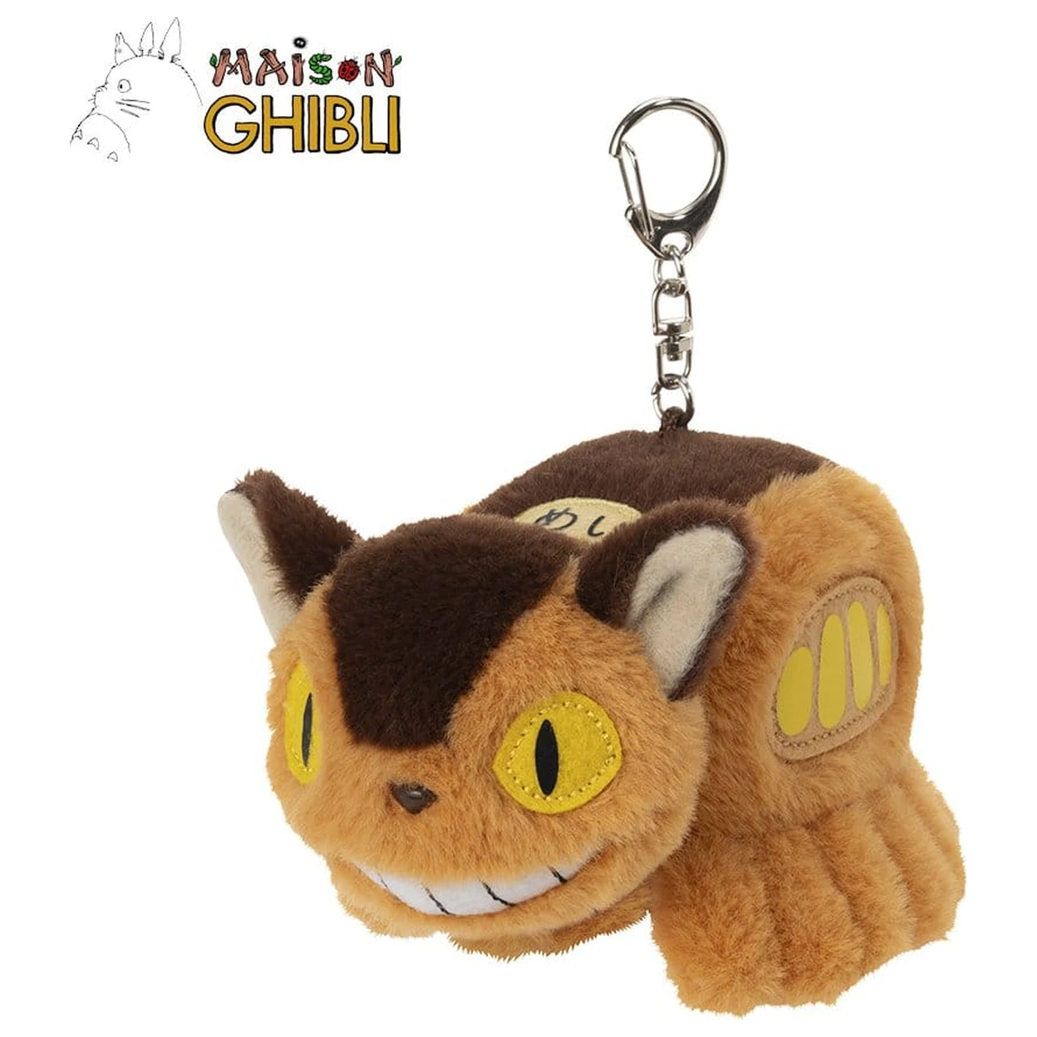 My Neighbor Totoro Nakayoshi Plush Keychain Catbus product photo