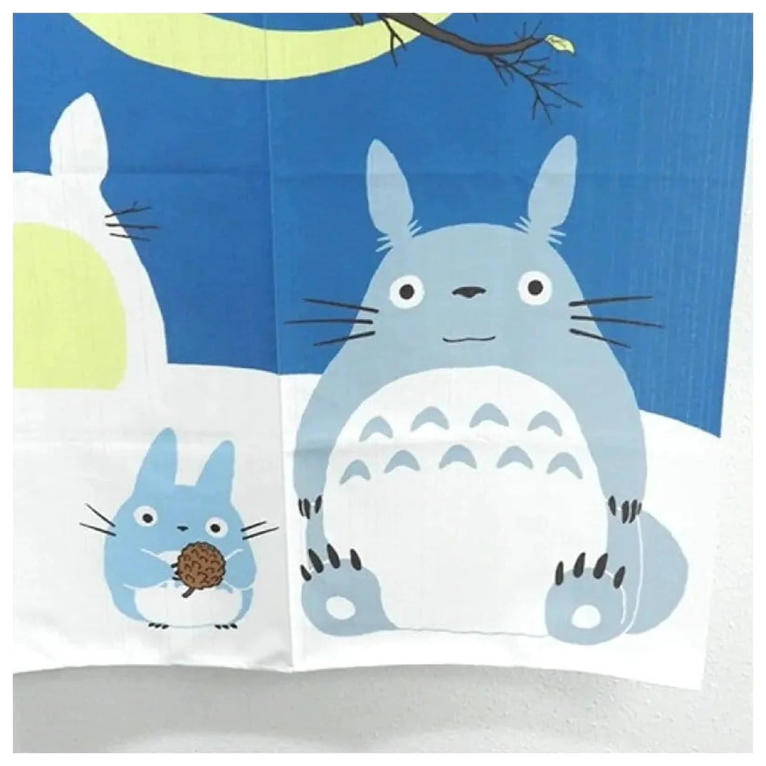 My Neighbor Totoro Noren Curtain Totoro & snowman product photo