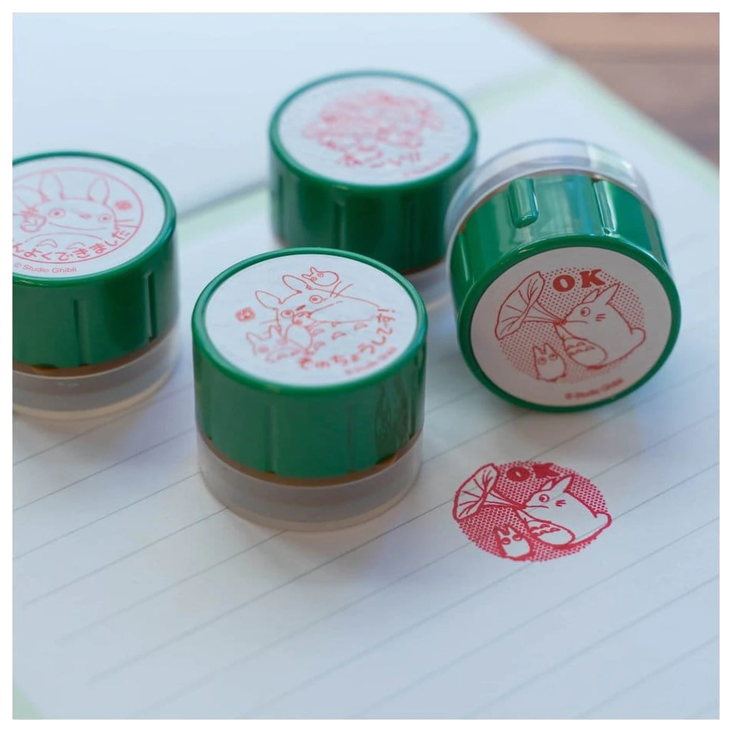 My Neighbor Totoro Stamp Totoro & Catbus Congratulations product photo