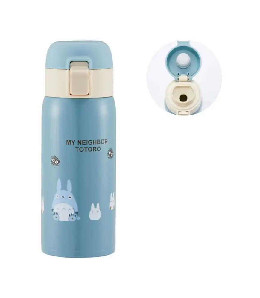My Neighbor Totoro Water Bottle One Push Mat Blue 350ml product photo