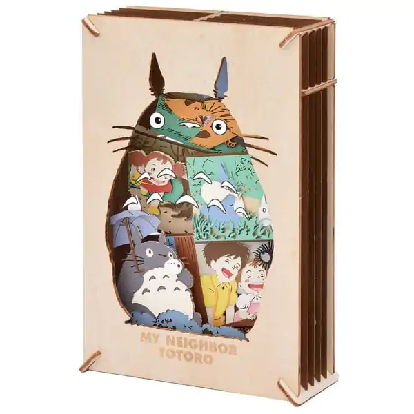 My Neighbor Totoro Paper Model Kit Paper Theater Wood Style Silhouette Big Totoro product photo