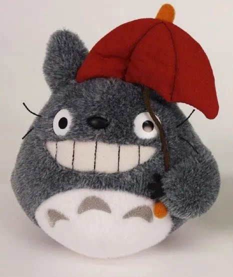 My Neighbor Totoro Plush Figure Totoro Red Umbrella 15 cm product photo
