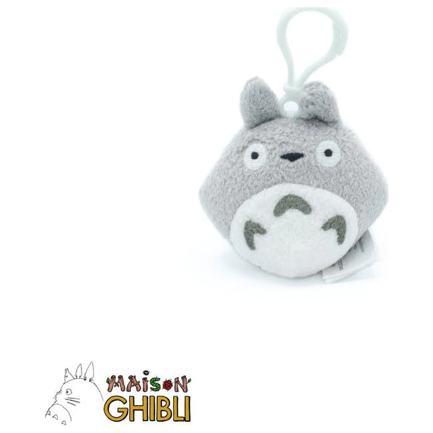 My Neighbor Totoro Plush Backpack Clip Totoro grey 8 cm product photo