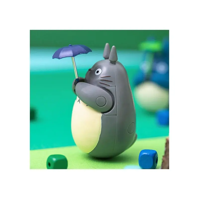 My Neighbor Totoro Round Bottomed Figurine Big Totoro with leaf 7 cm product photo