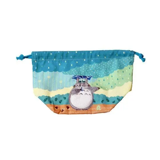 My Neighbor Totoro Laundry Storage Bag Totoro under the rain 17 x 26 x 12 cm product photo