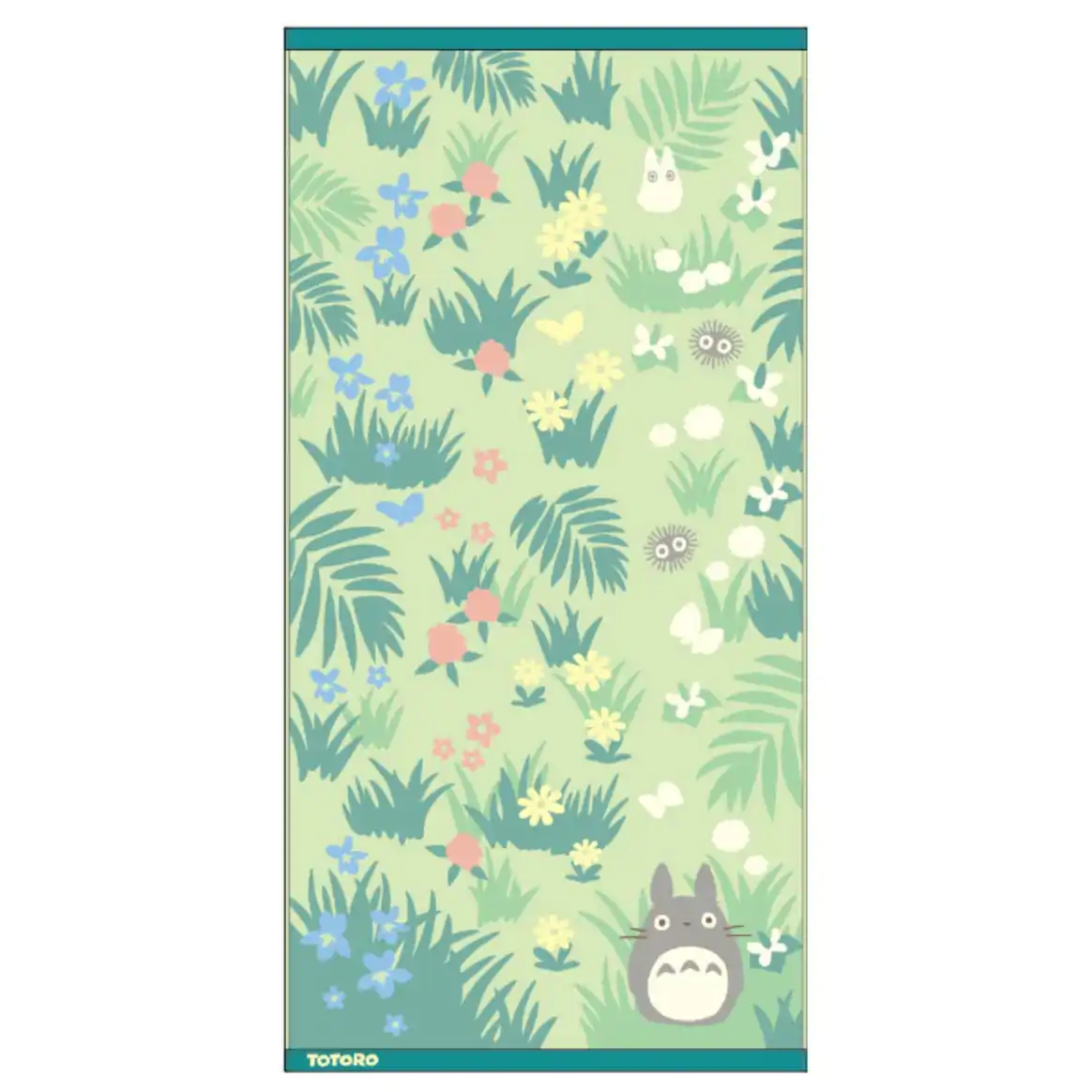 My Neighbor Totoro Large Bath Towel Totoro & Butterfly 60 x 120 cm termékfotó