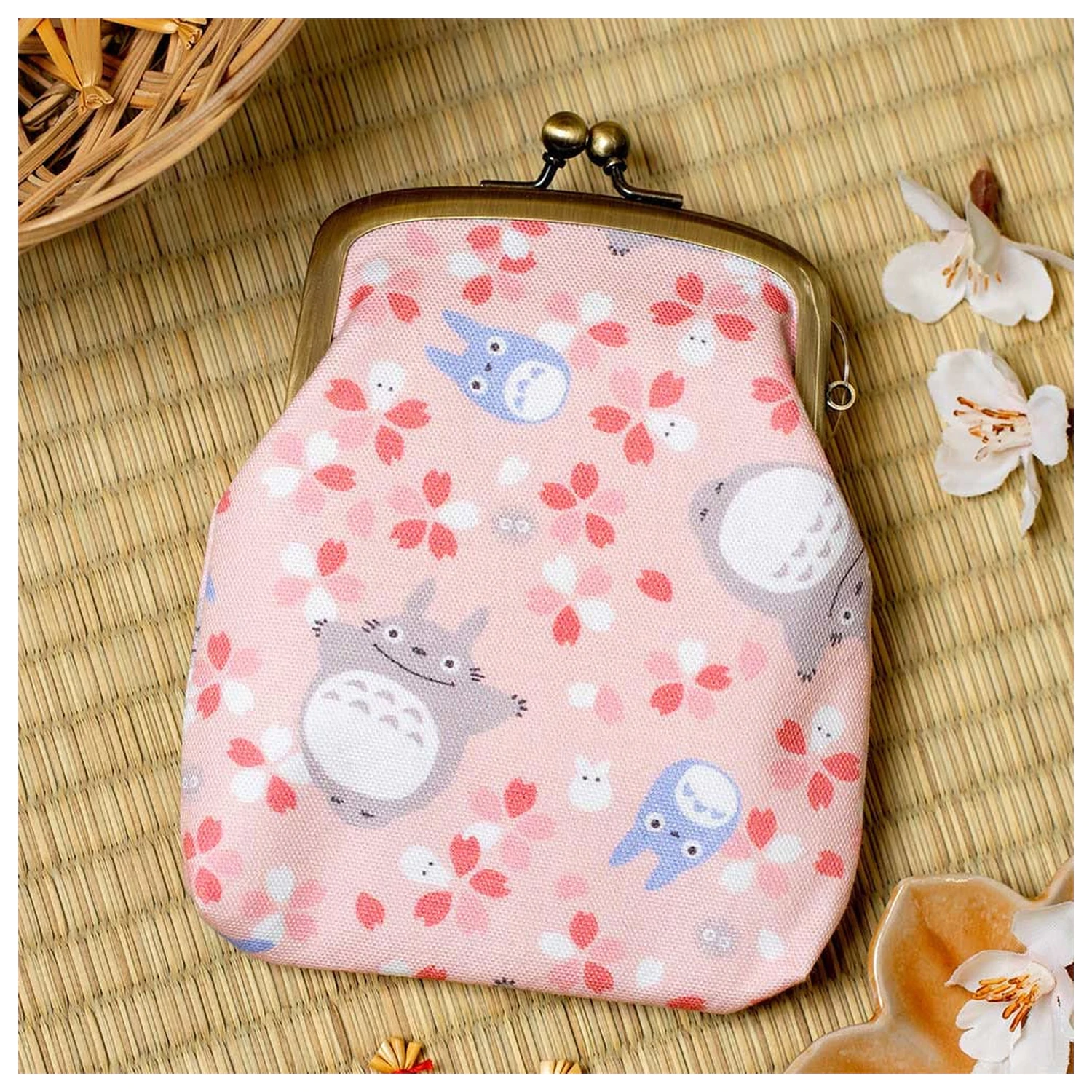 My Neighbor Totoro Coin Purse Totoro Cherry Blossoms product photo