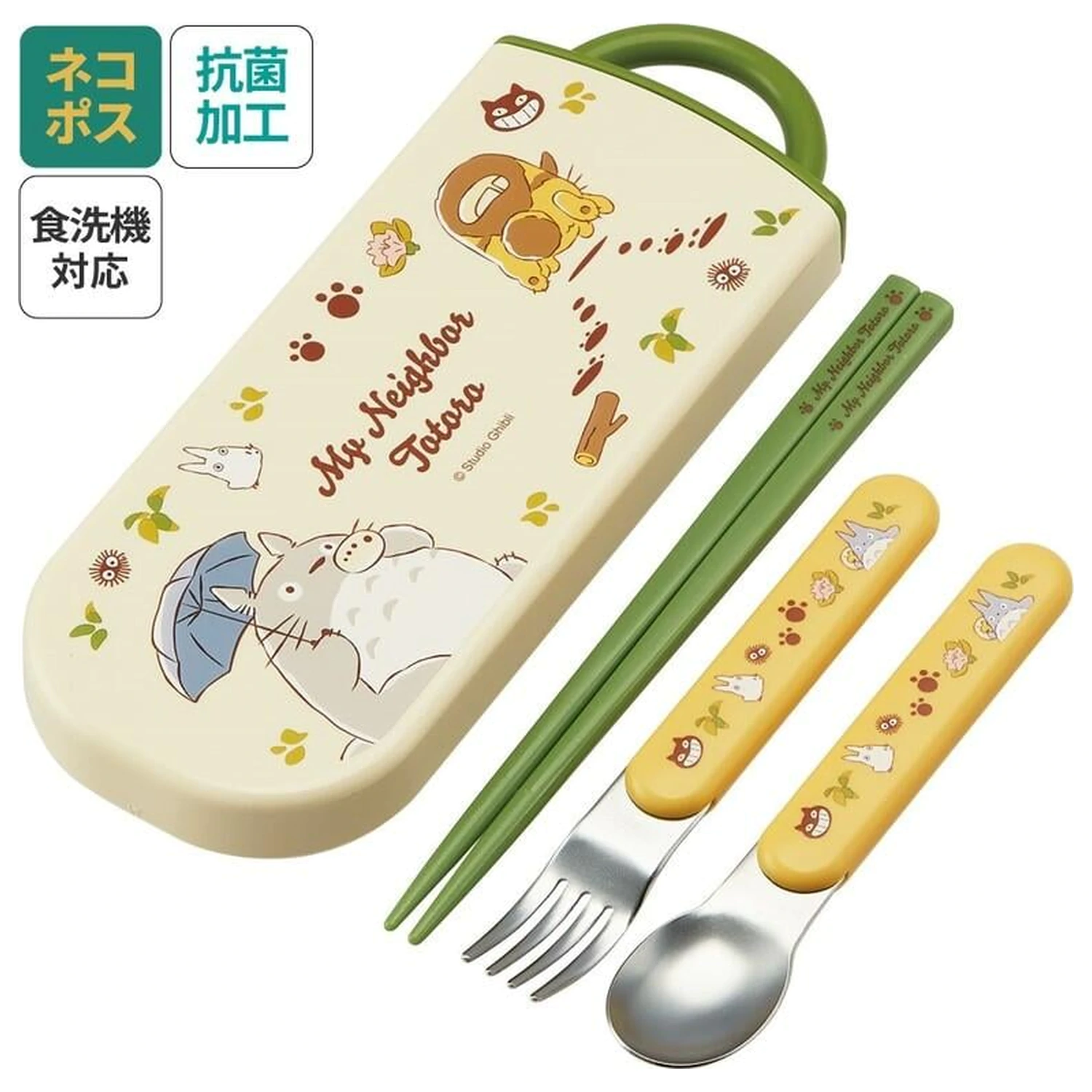 My Neighbor Totoro Totoro Chopstick Spoon and Fork Set product photo