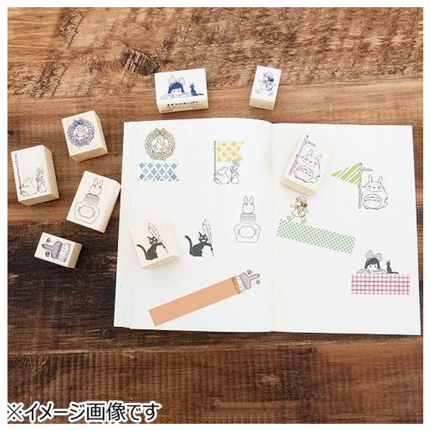 My Neighbor Totoro Totoro Wooden stamps product photo