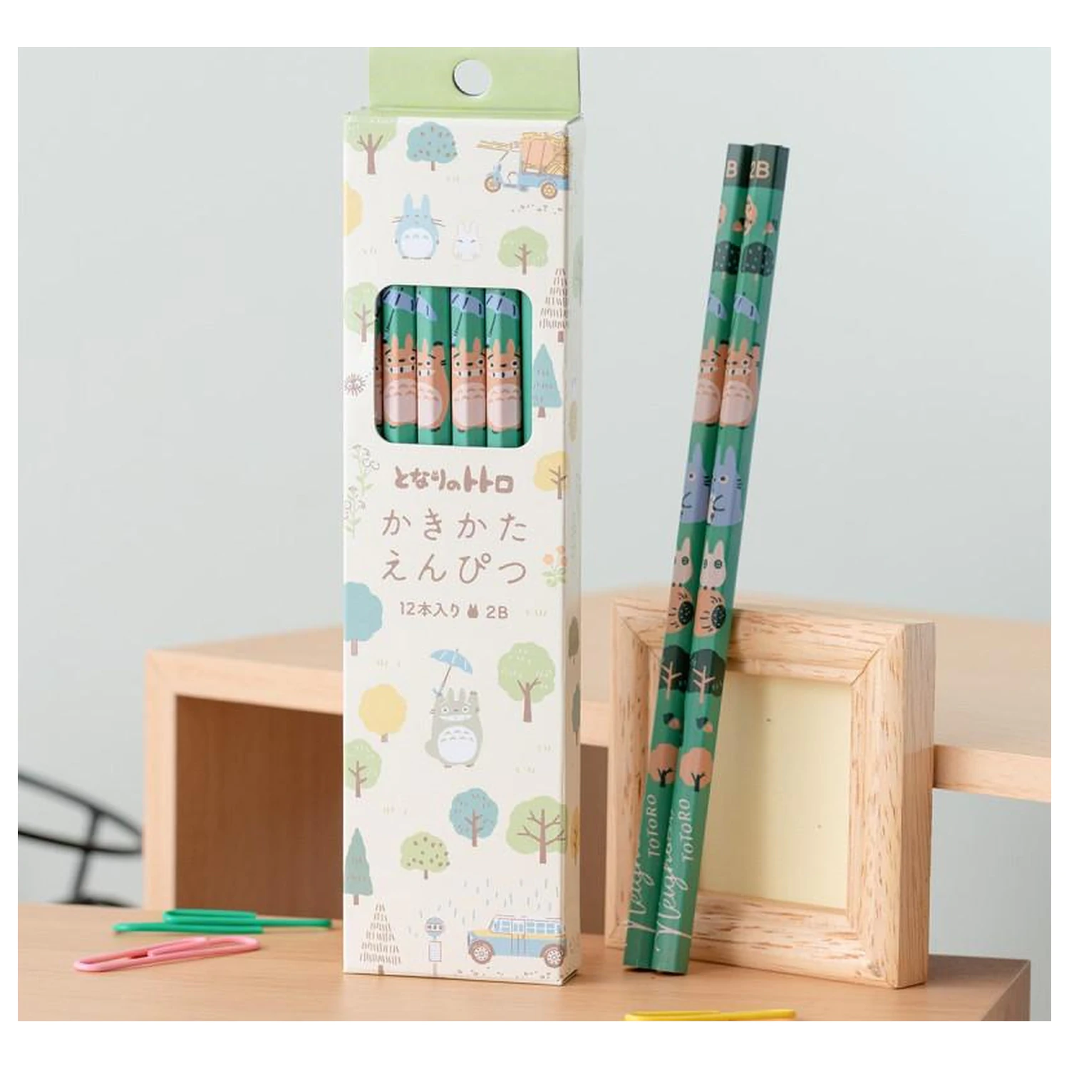 My Neighbor Totoro Totoro Forest 12 2B Pencils set product photo
