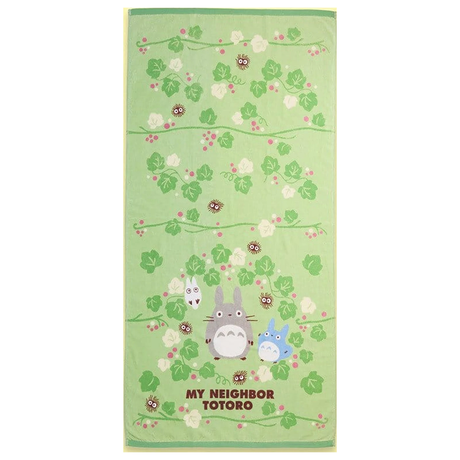 My Neighbor Totoro Towel Totoro Green Leaf 70 x 140 cm product photo