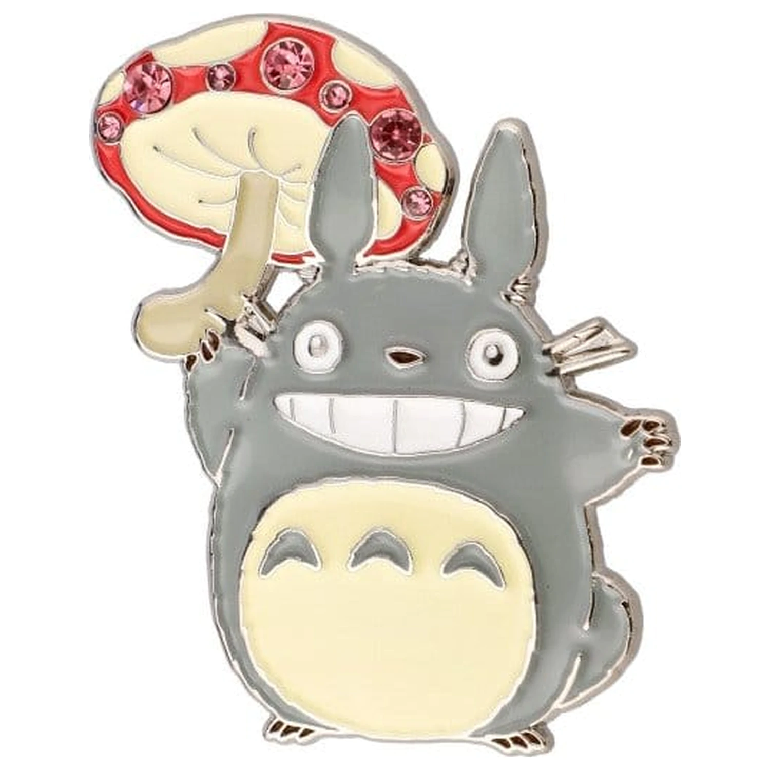 My Neighbor Totoro Metal Brooch Totoro Mushroom product photo