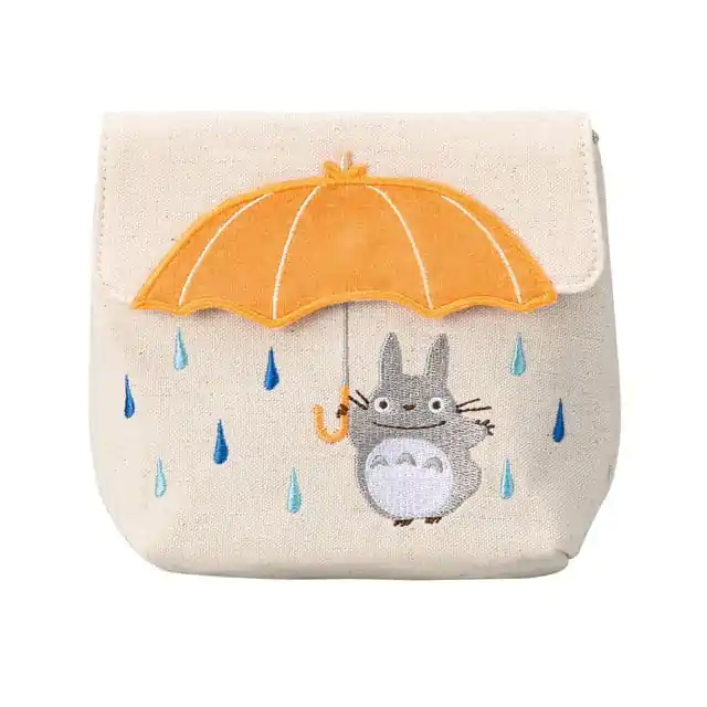 My Neighbor Totoro Coin Purse Totoro Orange Umbrella product photo