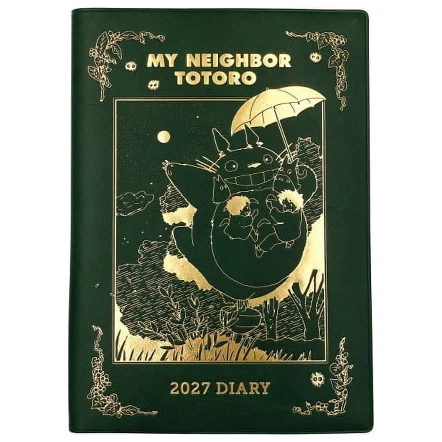 My Neighbor Totoro Diary Totoro spinning top green gold foil product photo