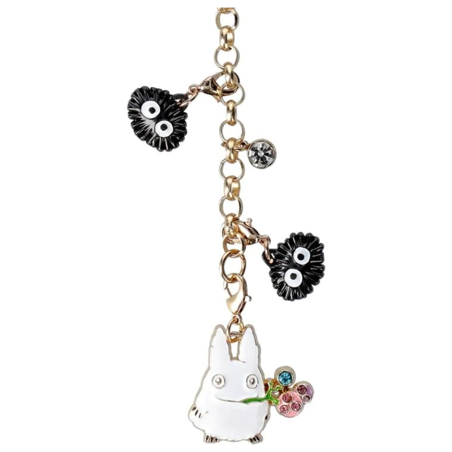 My Neighbor Totoro White Totoro & Fruits Chainette charms product photo