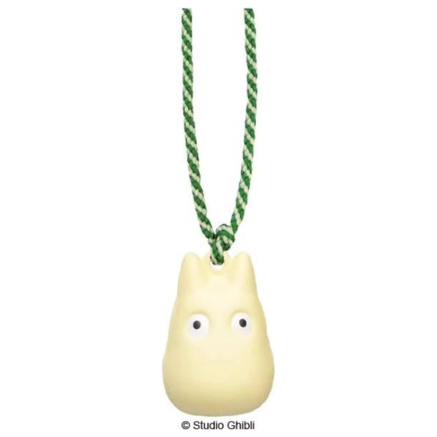 My Neighbor Totoro White Totoro Strap Bell Netsuke product photo