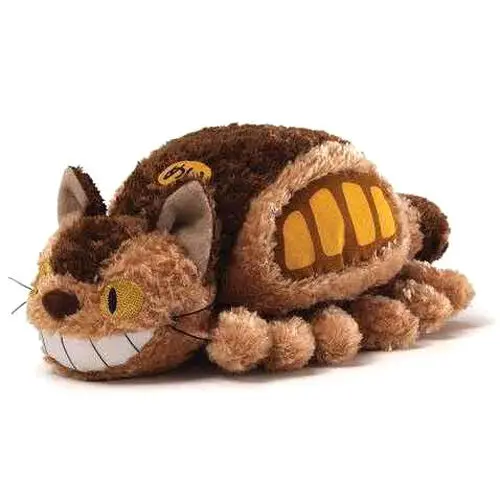 Studio Ghibli Plush Figure Little Fluffy Cat Bus 20 cm product photo