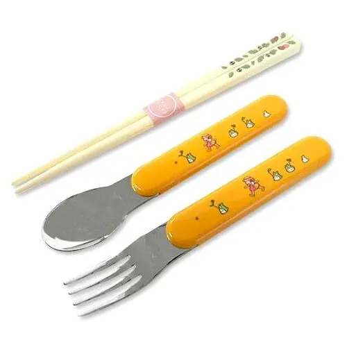 My Neighbour Totoro Mei chopsticks + spoon + fork set product photo