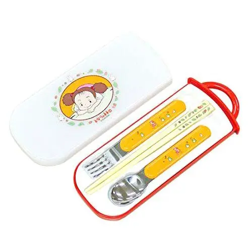 My Neighbour Totoro Mei chopsticks + spoon + fork set product photo