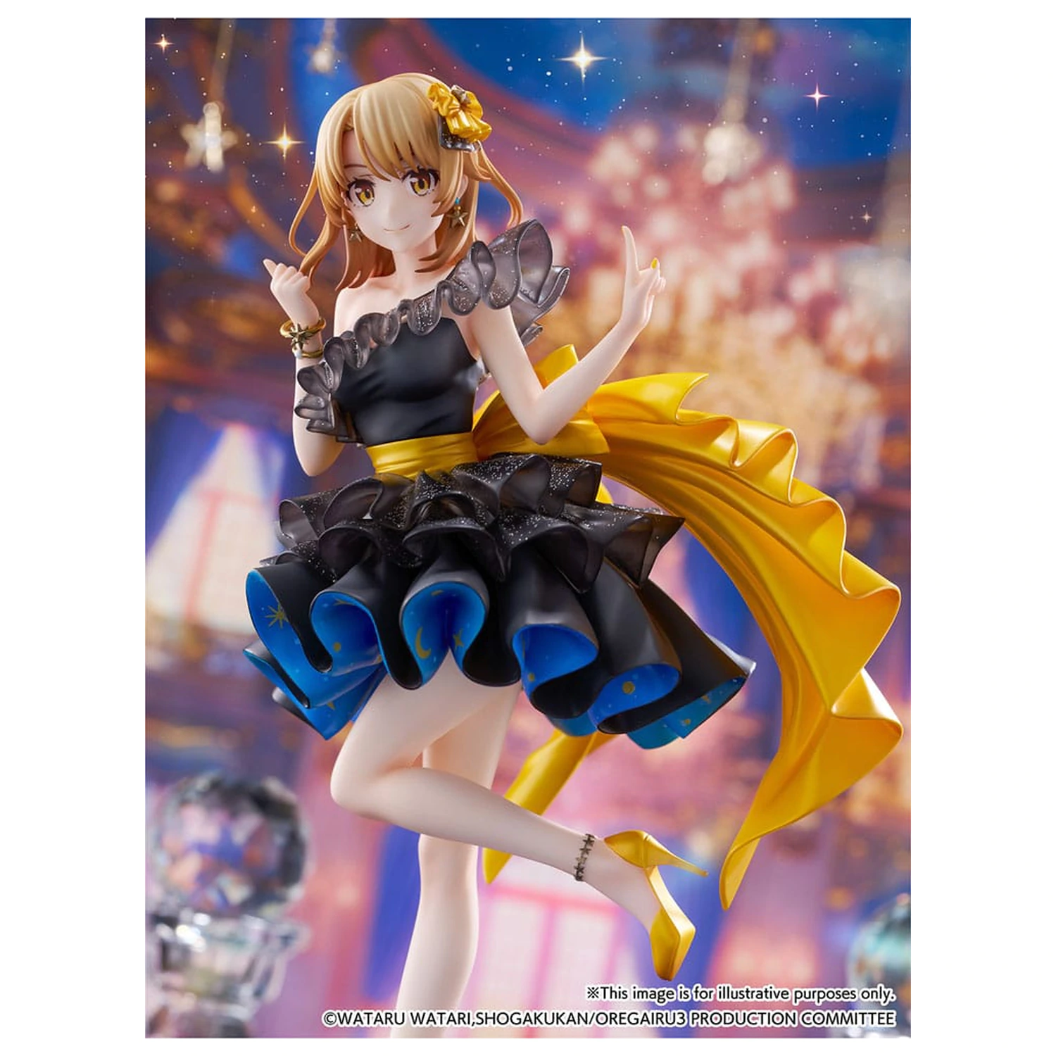 My Youth Romantic Comedy Is Wrong As I Expected. Final SHIBUYA SCRAMBLE FIGURE PVC Statue 1/7 Iroha Isshiki Starry Dress Ver. 24 cm   product photo