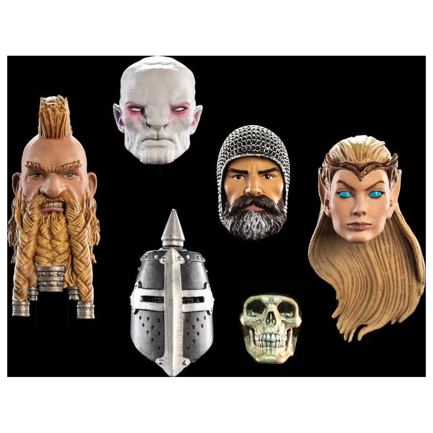 Mythic Legions Action Figure Accessory 5-Pack Heads product photo