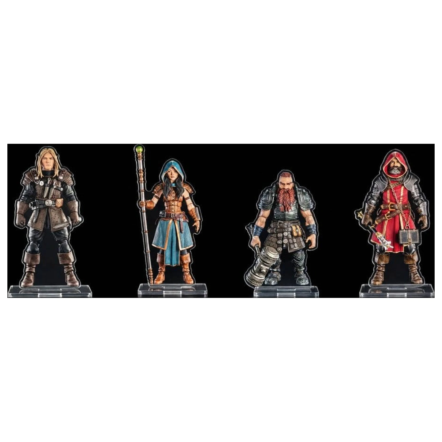 Mythic Legions Acrylic Standees 4-Pack Heroic Set A 3 cm product photo