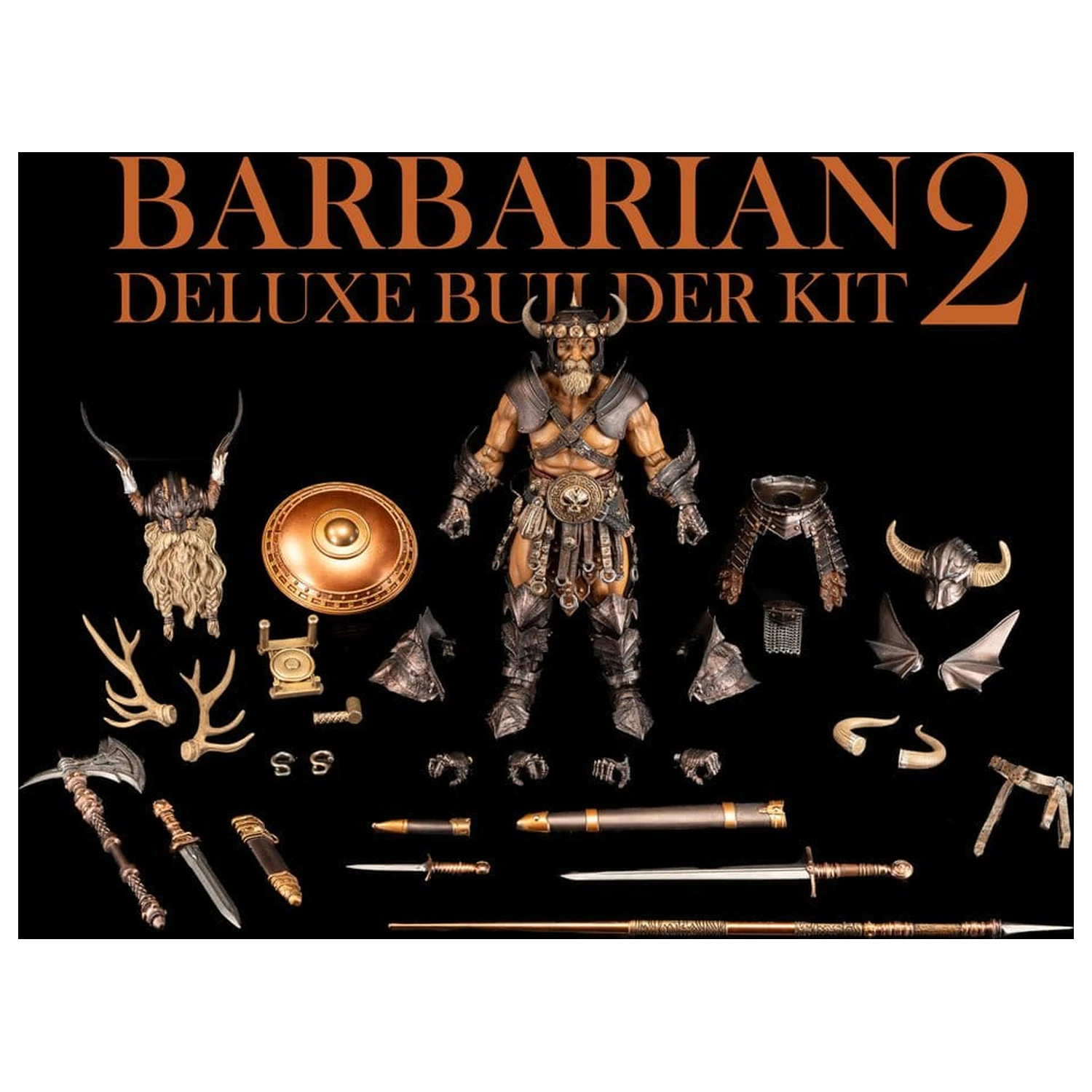 Mythic Legions: Reinforcement 3 Action Figure Accessory Barbarian Builder Kit 2 Deluxe product photo
