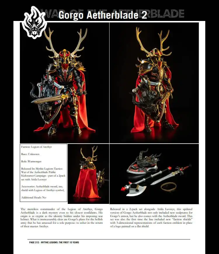 Mythic Legions: The First 10 Year Book Hardcover product photo