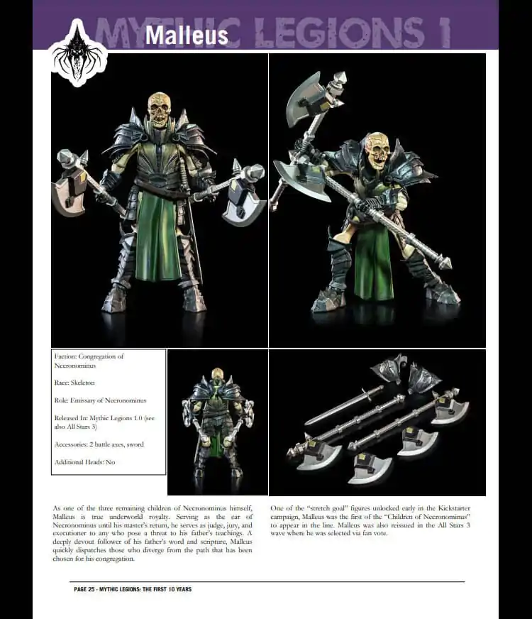 Mythic Legions: The First 10 Year Book Hardcover product photo