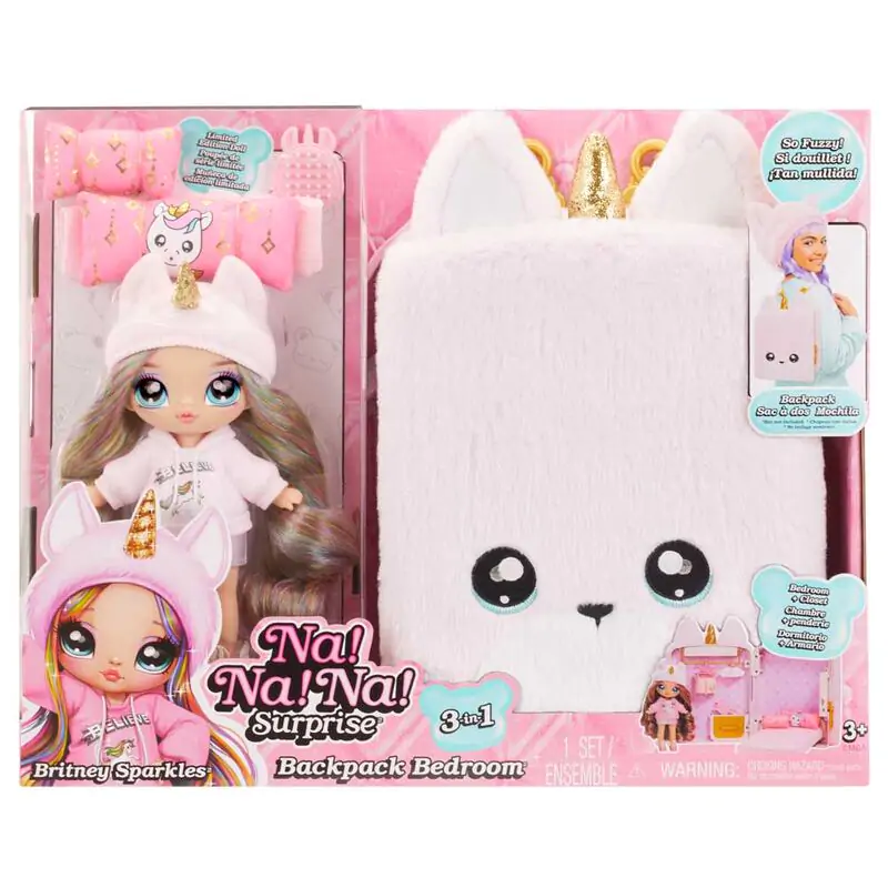 Na! Na! Na! Surprise Britney Sparkles mini backpack playset + doll termékfotó