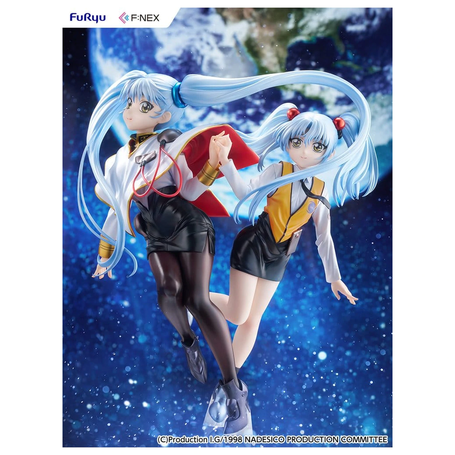 Nadesico the movie The prince of darkness PVC Figure 1/7 Ruri Hoshino double ruriruri Ver. 22 cm product photo