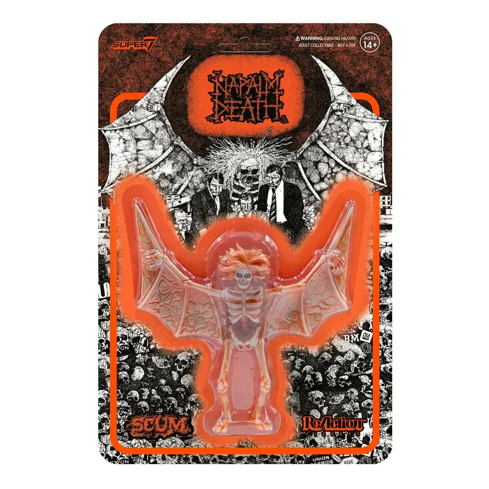Napalm Death ReAction Action Figure Scum Demon (Orange) 10 cm product photo