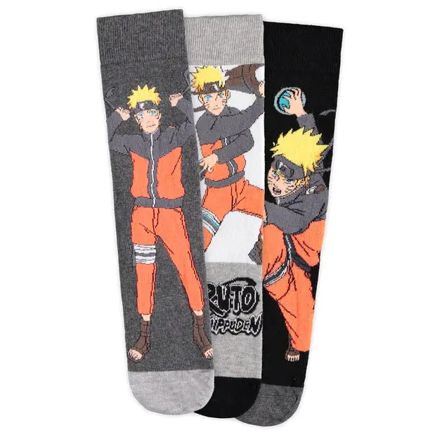 Naruto pack 3 socks product photo