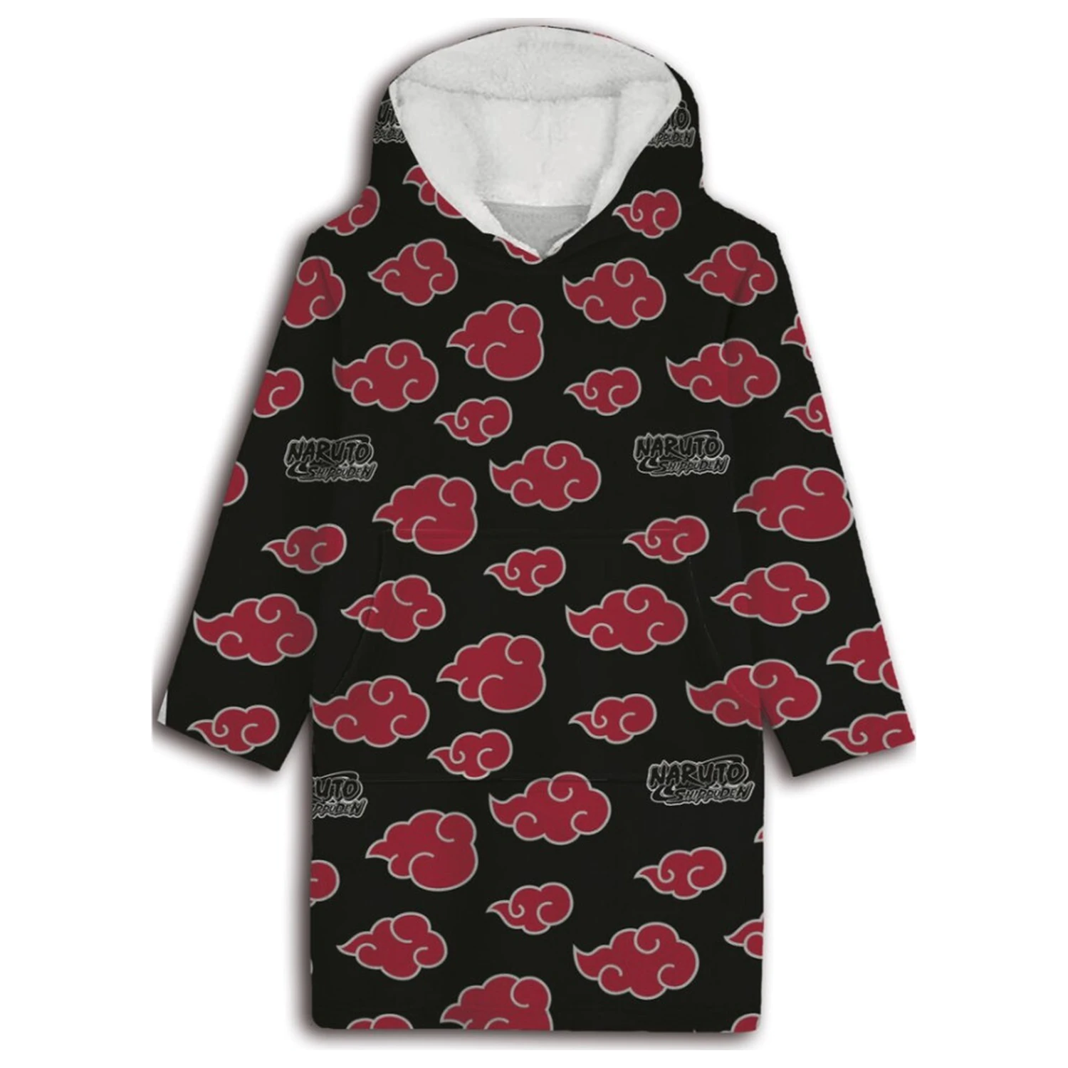 Naruto Akatsuki Adult Wearable Plush Fleece Blanket Poncho product photo