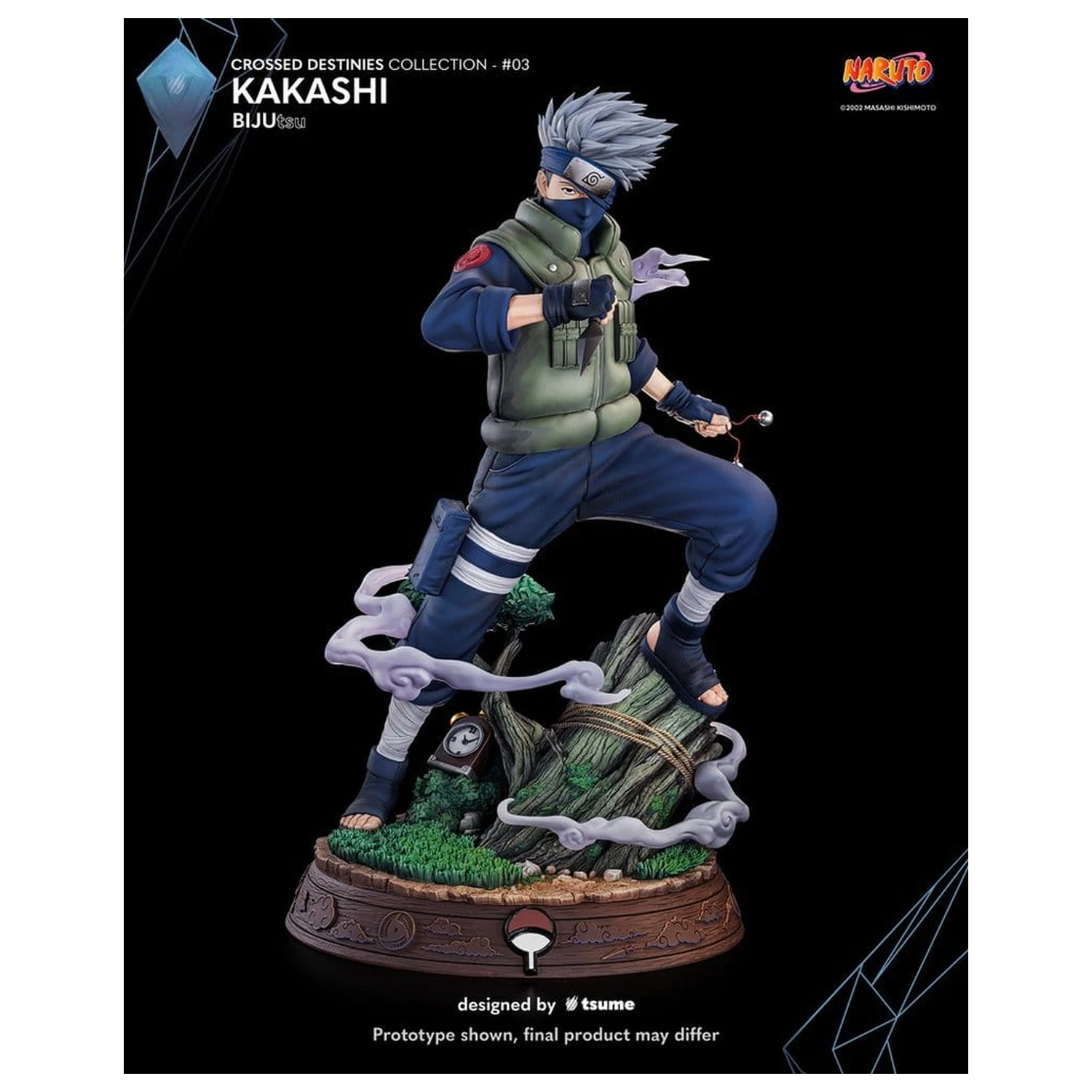 Naruto Bijutsu Figure Kakashi product photo