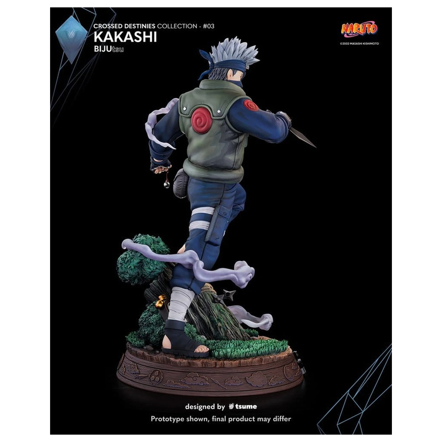 Naruto Bijutsu Figure Kakashi product photo