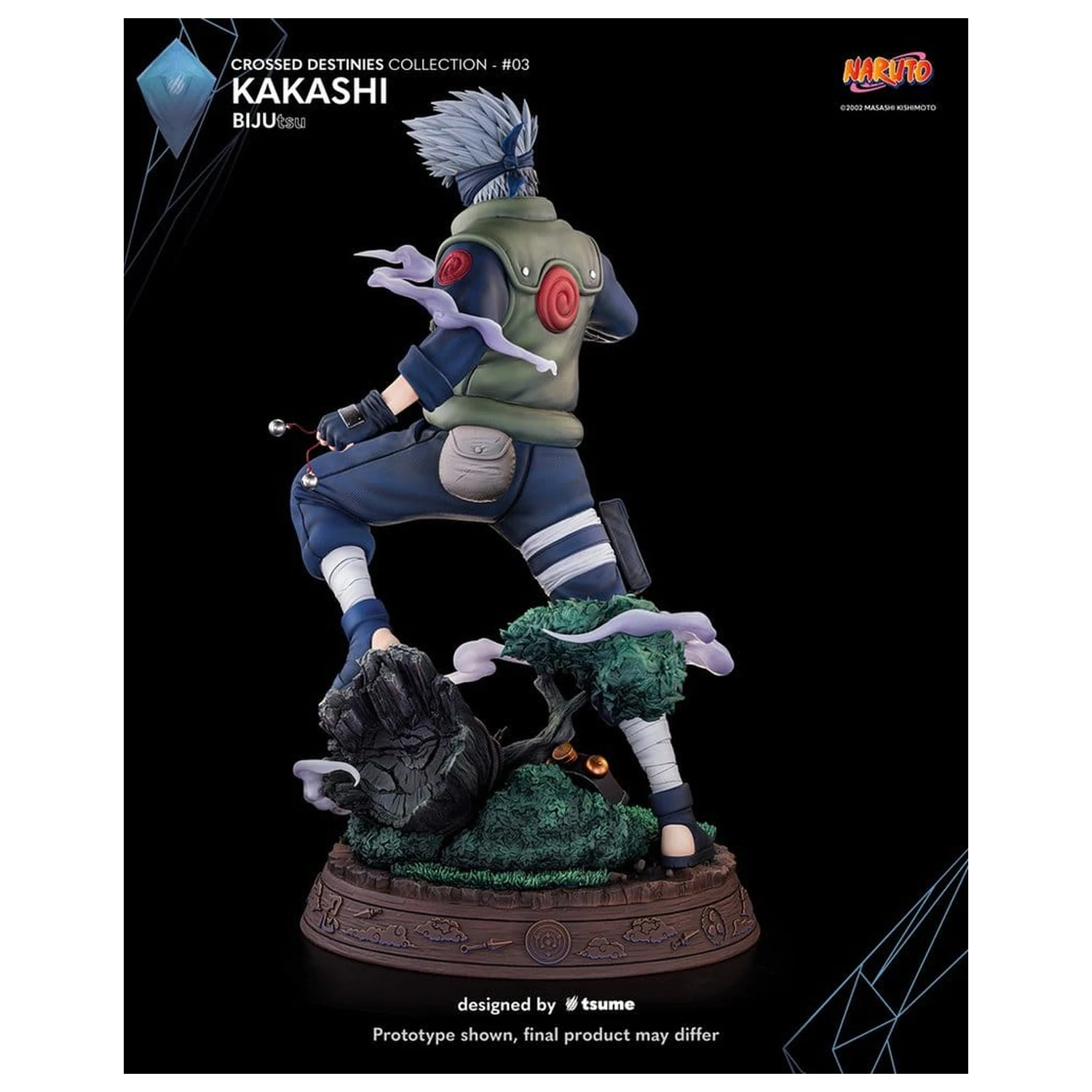 Naruto Bijutsu Figure Kakashi product photo
