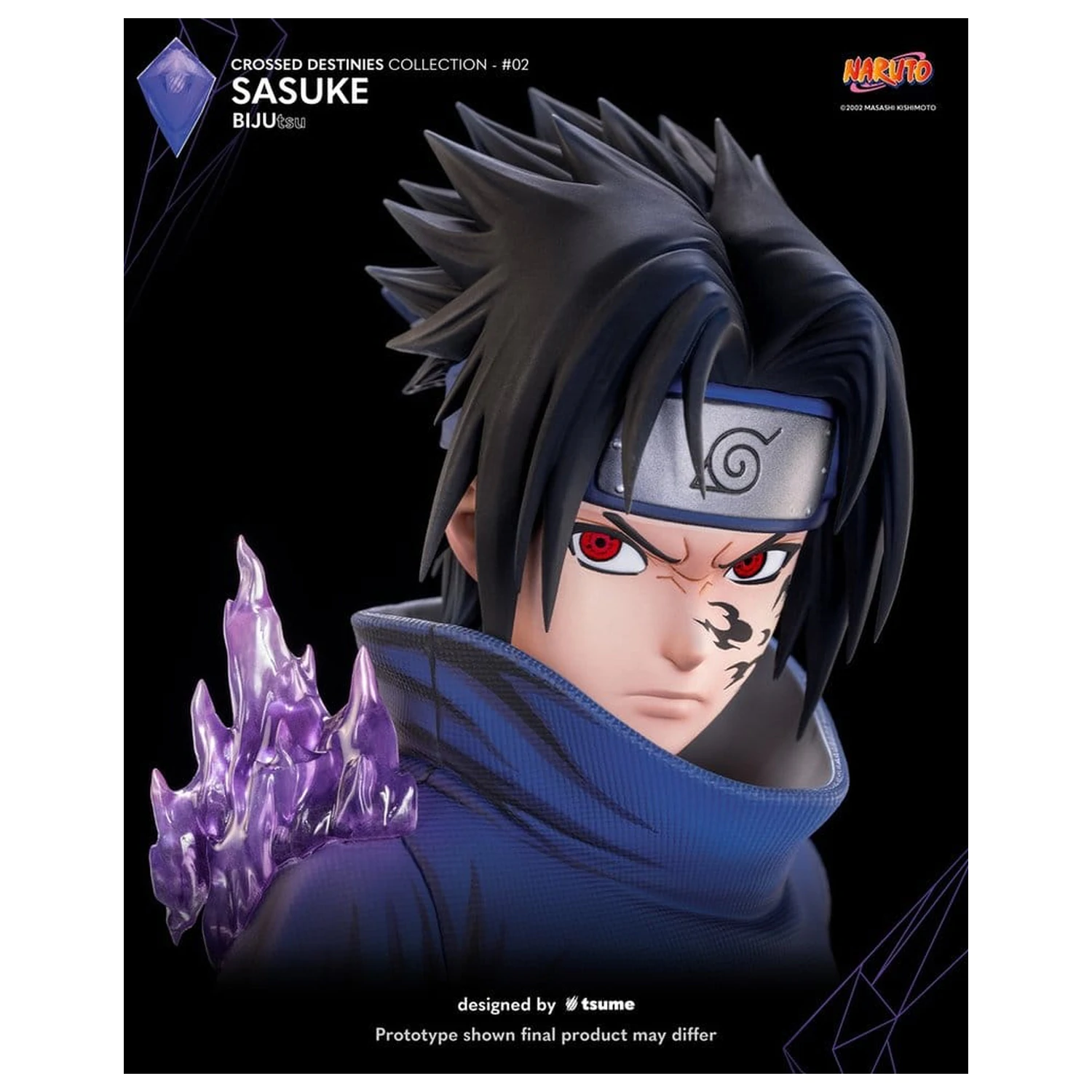 Naruto Bijutsu Figure Sasuke product photo