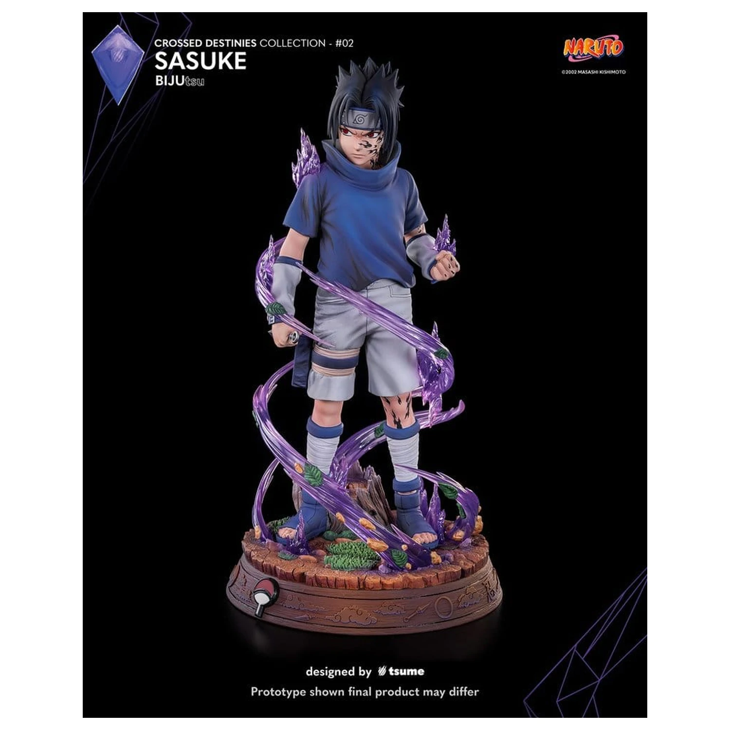 Naruto Bijutsu Figure Sasuke product photo