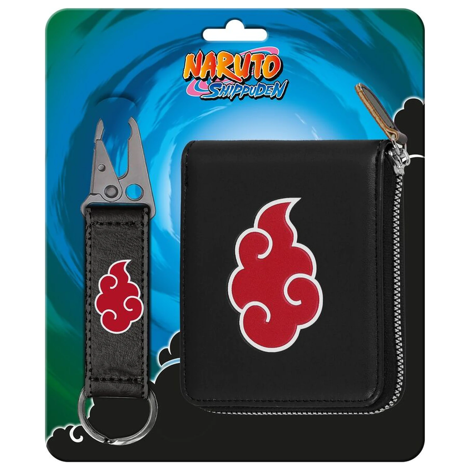 Naruto Clouds keyring + wallet set product photo