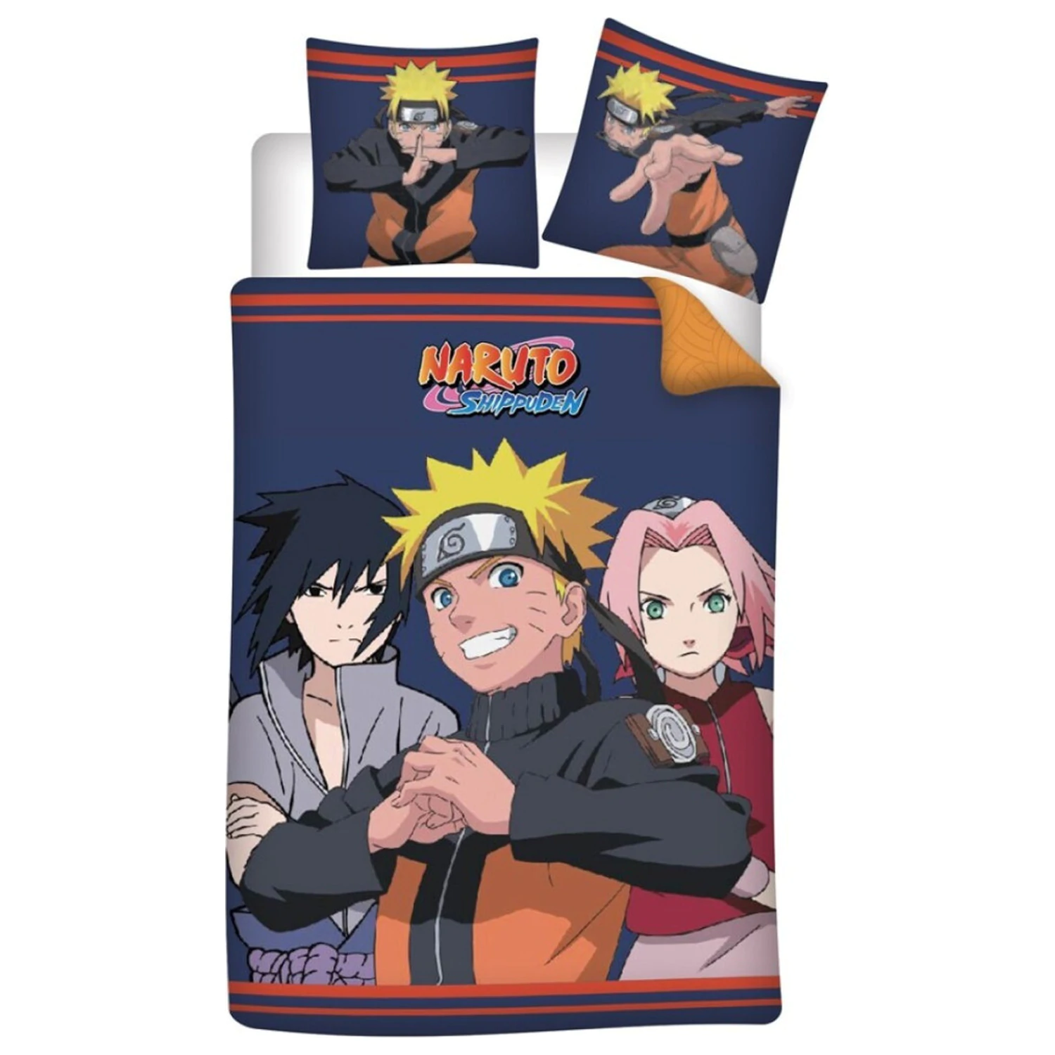 Naruto Confident Trio Duvet Cover product photo