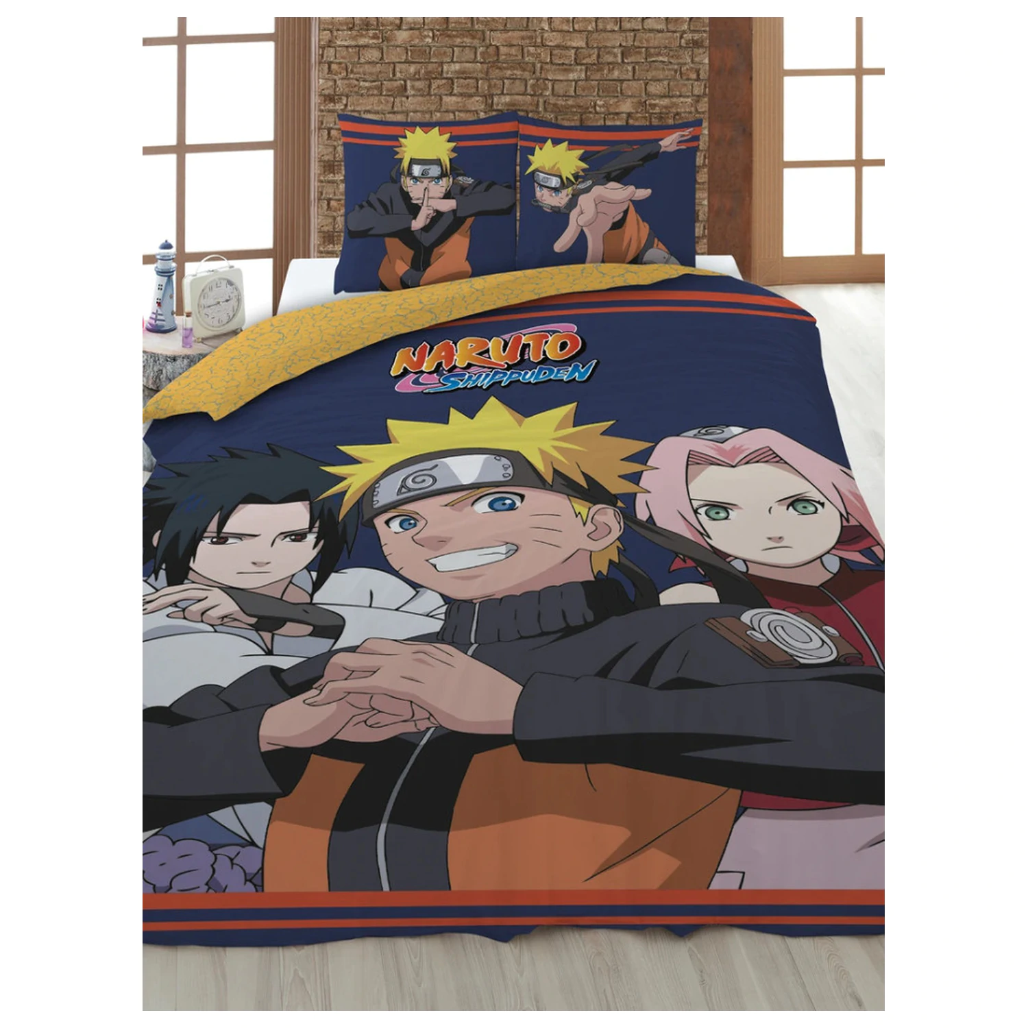 Naruto Confident Trio Duvet Cover product photo