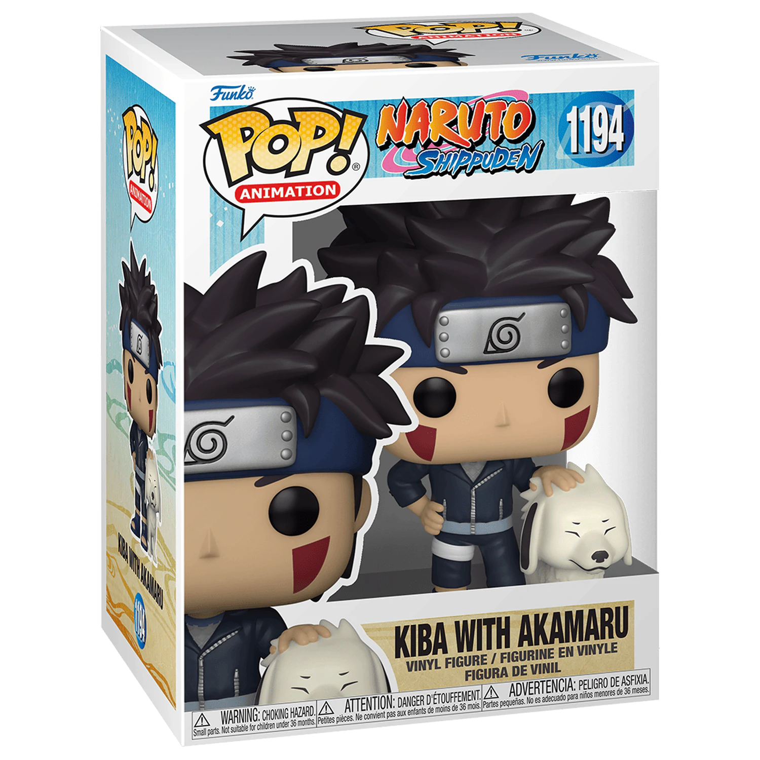 Naruto POP! Animation Vinyl Figure Kiba w/Akamaru 9 cm product photo