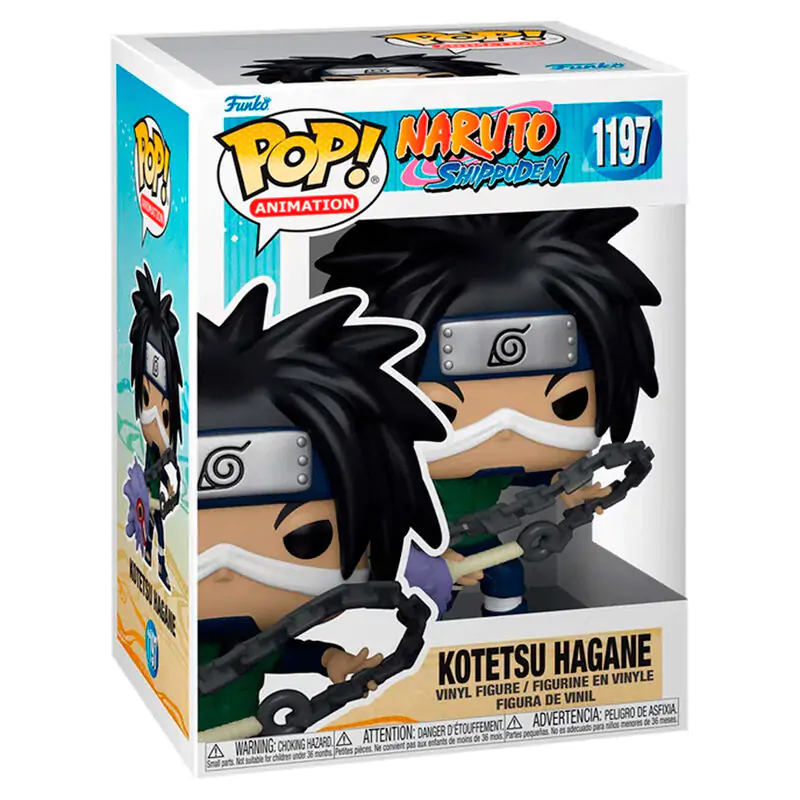 Naruto POP! Animation Vinyl Figure Kotetsu Hagane with Weapon 9 cm product photo