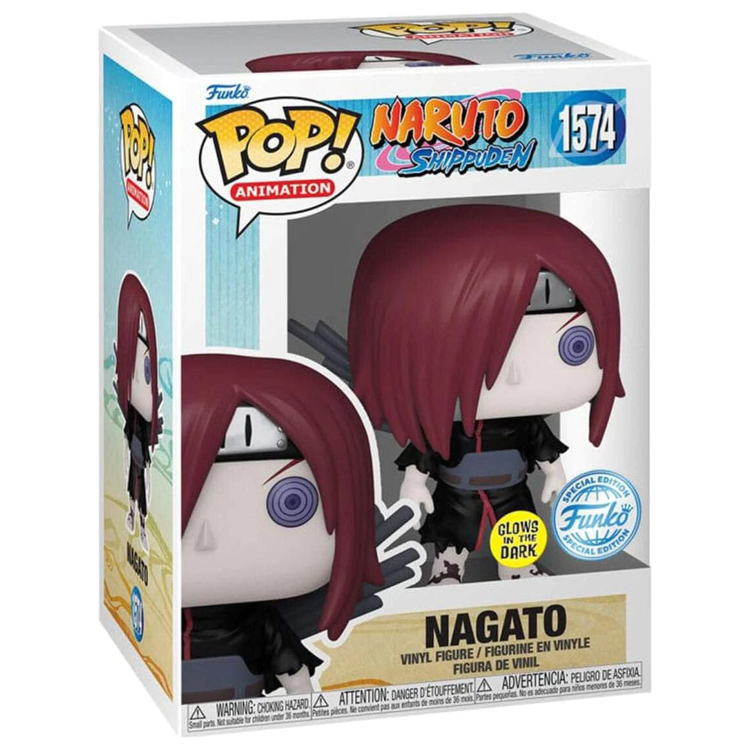 Naruto Funko POP Animation Vinyl Figure Nagato Glow in the Dark *Exclusive Version* 9 cm product photo