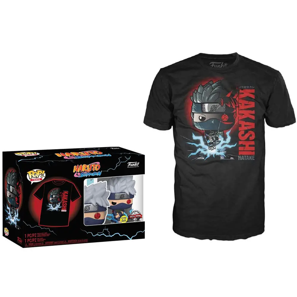 Naruto Funko POP figure &amp; tee box Kakashi product photo