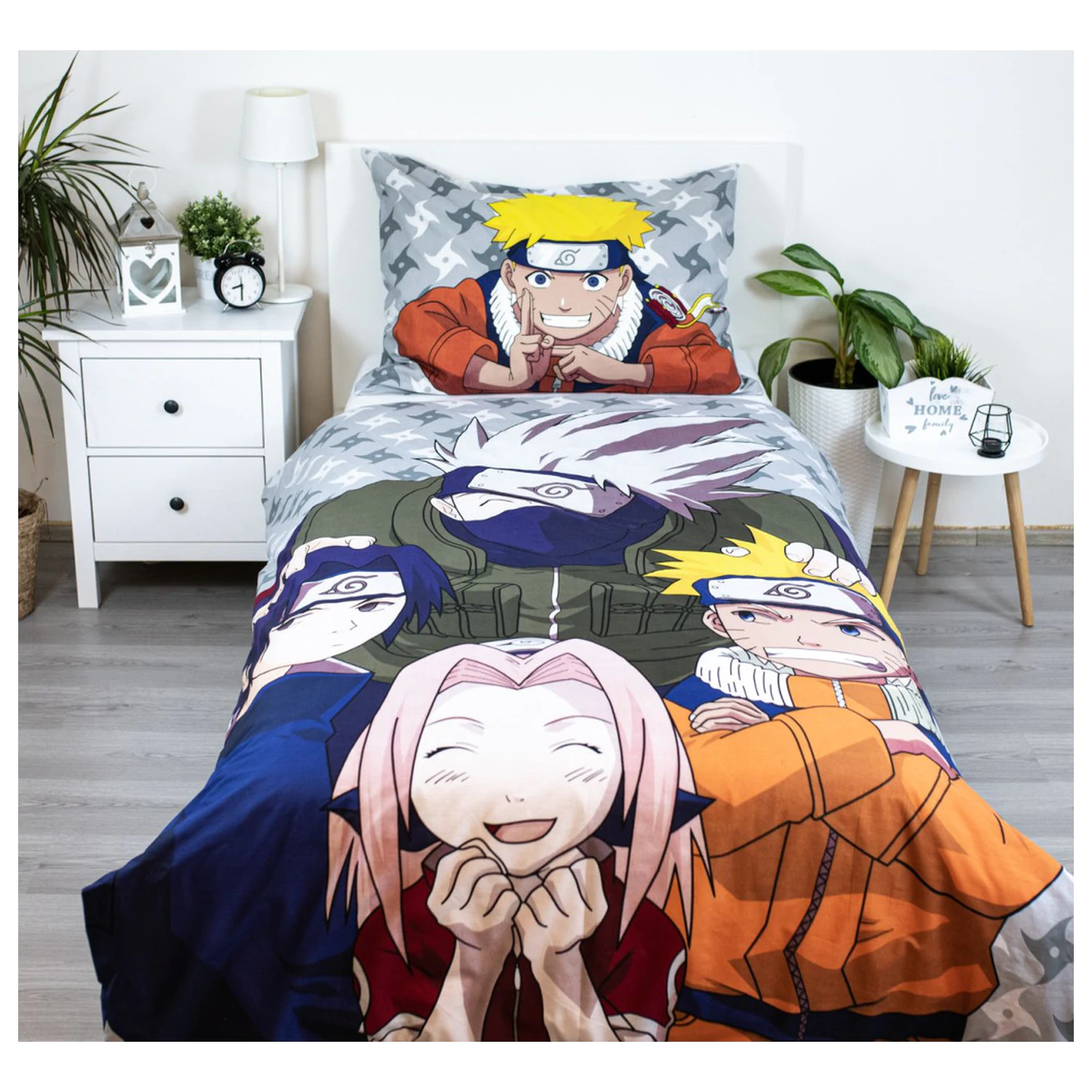 Naruto Grey Duvet Cover product photo