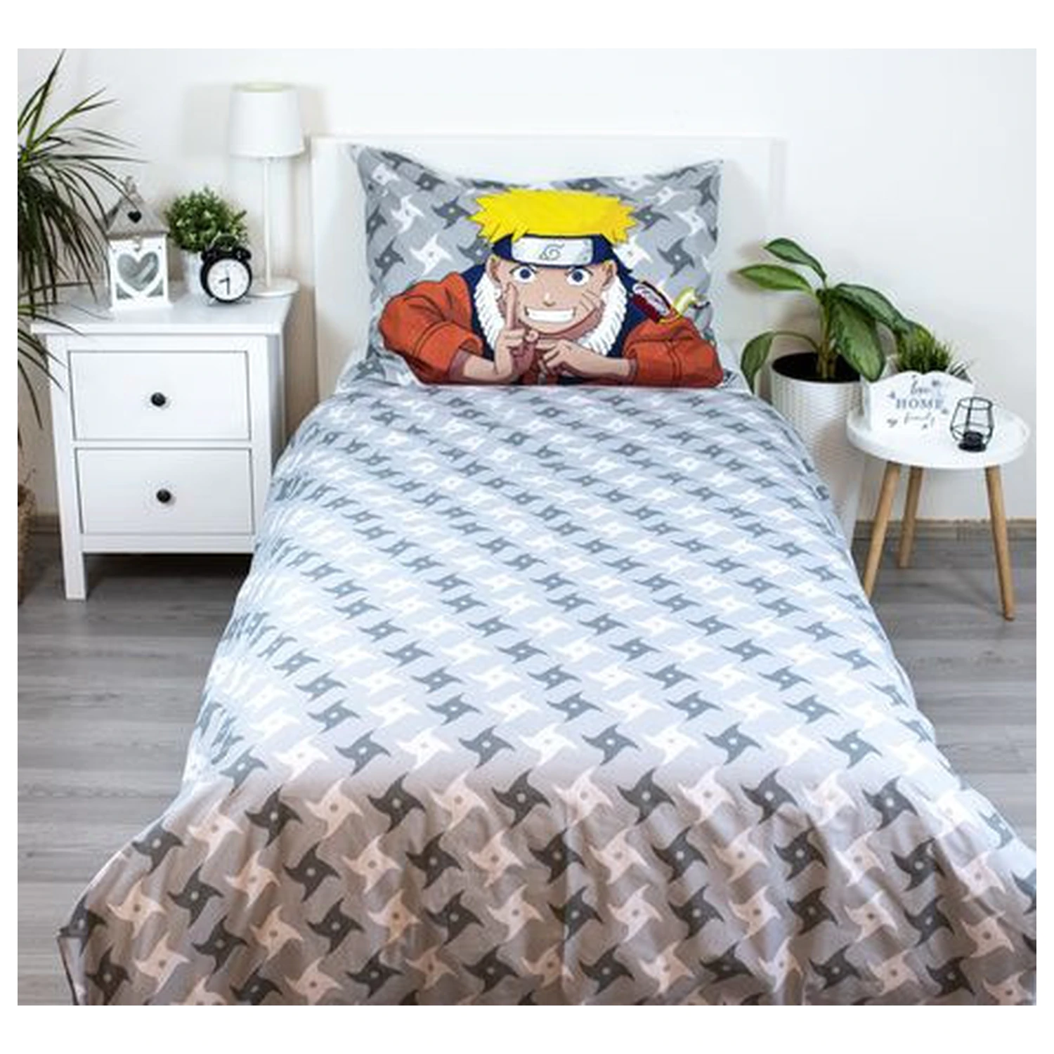 Naruto Grey Duvet Cover product photo